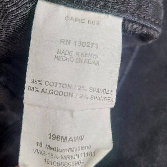 Lee Rider's Women's Plus Size 7" Black Midrise Utility Stretch Short In Rinse 18 - Picture 6 of 6